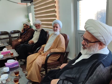 تصاویر/ سفر یک روزه مدیر کل مرکز خدمات حوزه علمیه آذربایجان غربی میاندوآب