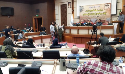 تصاویر/ نشست خبری رئیس ستاد گرامیداشت چهل و پنجمین هفته دفاع مقدس