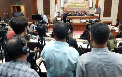 تصاویر/ نشست خبری رئیس ستاد گرامیداشت چهل و پنجمین هفته دفاع مقدس