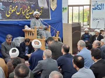مراسم سالگرد ارتحال آیت‌الله محفوظی در مدرسه علمیه امام صادق(ع) رودسر