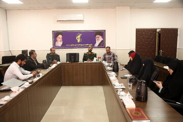 تصاویر/ نشست خبری ناحیه مقاومت بسیج امام حسن مجتبی(ع) پردیسان