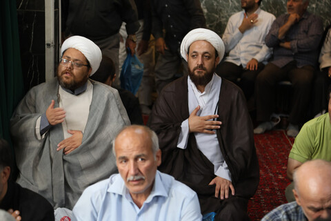 تصاویر / مراسم ترحیم مرحوم سید سجاد فاضلیان در مسجد مهدیه همدان