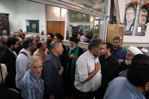 تصاویر / مراسم ترحیم مرحوم سید سجاد فاضلیان در مسجد مهدیه همدان