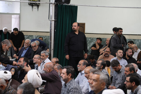 تصاویر / مراسم ترحیم مرحوم سید سجاد فاضلیان در مسجد مهدیه همدان