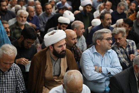 تصاویر / مراسم ترحیم مرحوم سید سجاد فاضلیان در مسجد مهدیه همدان