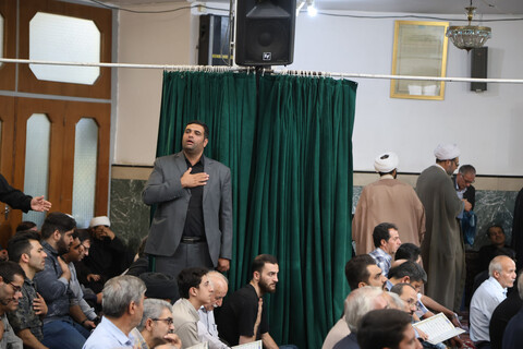 تصاویر / مراسم ترحیم مرحوم سید سجاد فاضلیان در مسجد مهدیه همدان