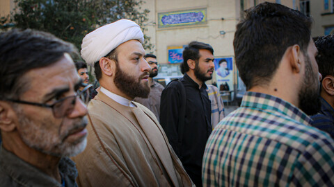 تصاویر/عرض تسلیت به حجت الاسلام فاضلیان