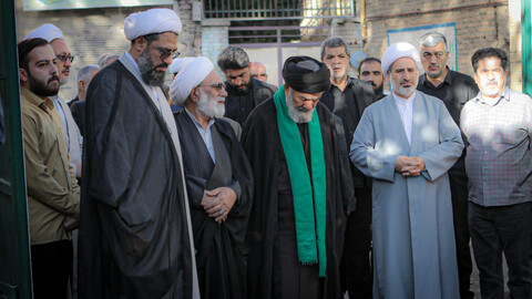 تصاویر/عرض تسلیت به حجت الاسلام فاضلیان