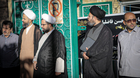 تصاویر/عرض تسلیت به حجت الاسلام فاضلیان