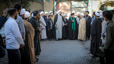 تصاویر/عرض تسلیت به حجت الاسلام فاضلیان