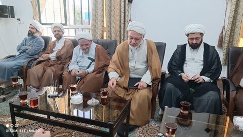 تصاویر/ اولین نشست اساتید مدرسه علمیه امام صادق علیه‌السلام  نقده در سال تحصیلی جدید