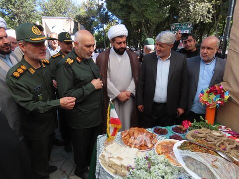 تصاویر/ مراسم افتتاح نمایشگاه‌ پایگاه‌های مقاومت اسوه سپاه چایپاره