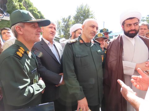 تصاویر/ مراسم افتتاح نمایشگاه‌ پایگاه‌های مقاومت اسوه سپاه چایپاره