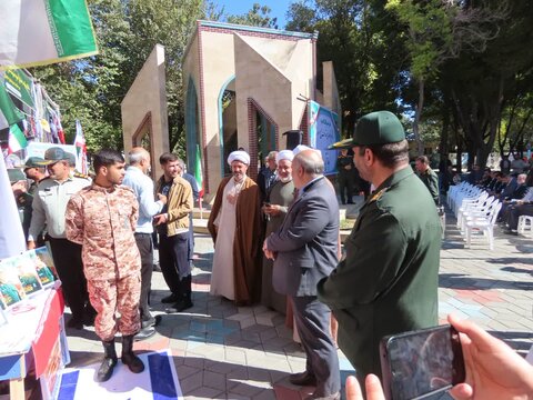 تصاویر/ مراسم افتتاح نمایشگاه‌ پایگاه‌های مقاومت اسوه سپاه چایپاره