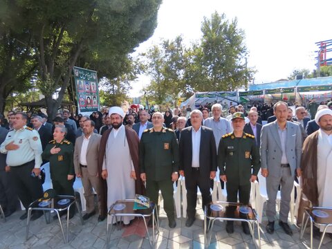 تصاویر/ مراسم افتتاح نمایشگاه‌ پایگاه‌های مقاومت اسوه سپاه چایپاره