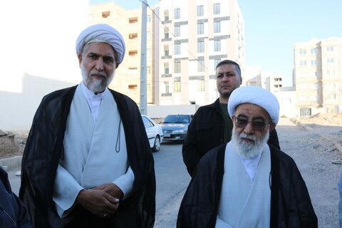 تصاویر/ بازدید دبیر شورای عالی حوزه های علمیه از پروژه ساختمان مدیریت حوزه علمیه استان سمنان