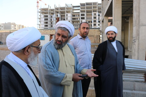 تصاویر/ بازدید دبیر شورای عالی حوزه های علمیه از پروژه ساختمان مدیریت حوزه علمیه استان سمنان