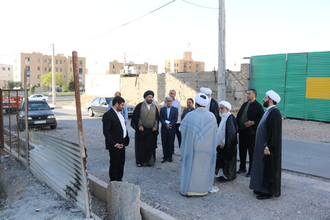 تصاویر/ بازدید دبیر شورای عالی حوزه های علمیه از پروژه ساختمان مدیریت حوزه علمیه استان سمنان