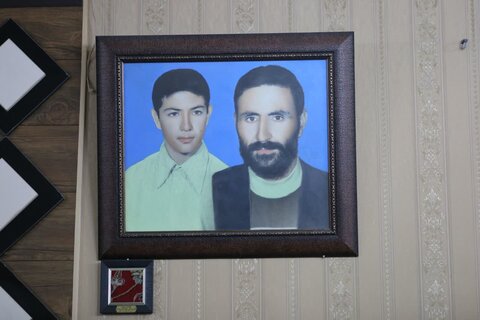 تصاویر / دیدار نماینده ولی فقیه در استان قزوین با خانواده شهید