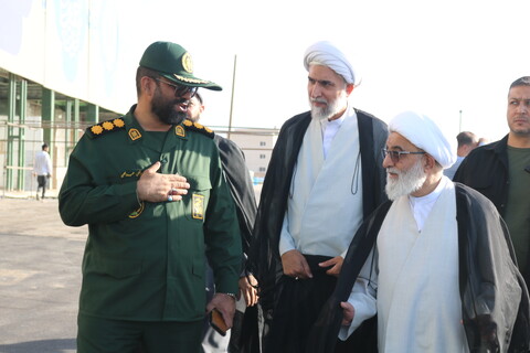 تصاویر/ بازدید دبیر شورای عالی حوزه های علمیه از محل برگزاری دومین کنگره ملی 3 هزار شهید استان سمنان