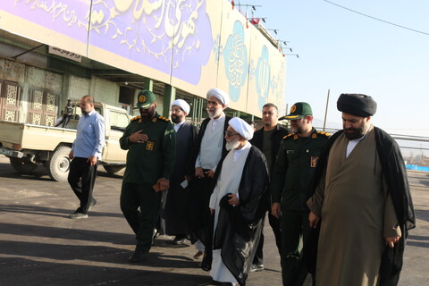 تصاویر/ بازدید دبیر شورای عالی حوزه های علمیه از محل برگزاری دومین کنگره ملی 3 هزار شهید استان سمنان