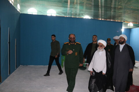 تصاویر/ بازدید دبیر شورای عالی حوزه های علمیه از محل برگزاری دومین کنگره ملی 3 هزار شهید استان سمنان