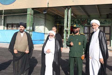 تصاویر/ بازدید دبیر شورای عالی حوزه های علمیه از محل برگزاری دومین کنگره ملی 3 هزار شهید استان سمنان