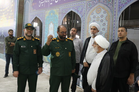 تصاویر/ بازدید دبیر شورای عالی حوزه های علمیه از محل برگزاری دومین کنگره ملی 3 هزار شهید استان سمنان