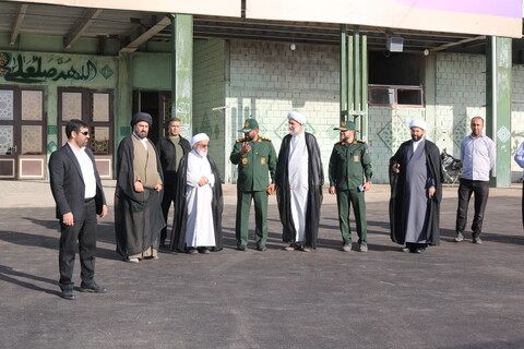 تصاویر/ بازدید دبیر شورای عالی حوزه های علمیه از محل برگزاری دومین کنگره ملی 3 هزار شهید استان سمنان