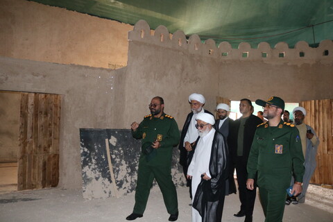 تصاویر/ بازدید دبیر شورای عالی حوزه های علمیه از محل برگزاری دومین کنگره ملی 3 هزار شهید استان سمنان