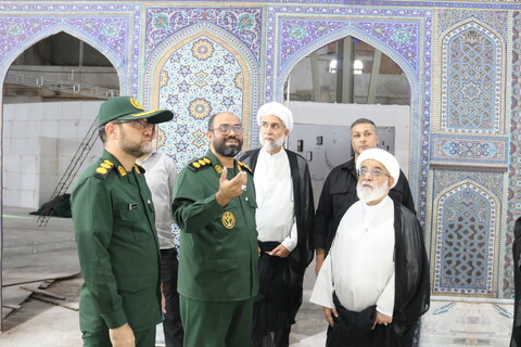 تصاویر/ بازدید دبیر شورای عالی حوزه های علمیه از محل برگزاری دومین کنگره ملی 3 هزار شهید استان سمنان