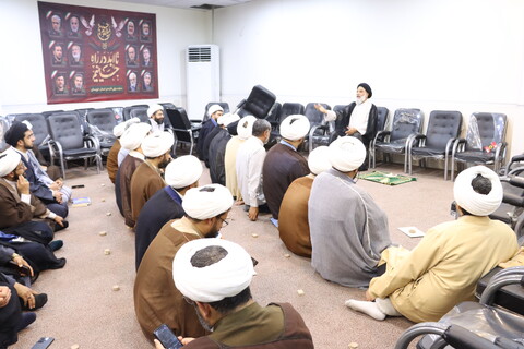 دیدار مسئولان عقیدتی سیاسی نیروی انتظامی و مرزبانی با نماینده ولی فقیه در خوزستان