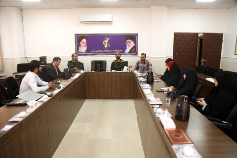 تصاویر/ نشست خبری ناحیه مقاومت بسیج امام حسن مجتبی(ع) پردیسان