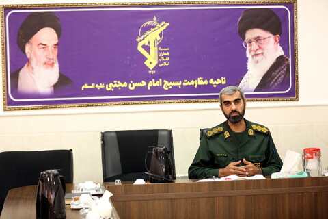 تصاویر/ نشست خبری ناحیه مقاومت بسیج امام حسن مجتبی(ع) پردیسان