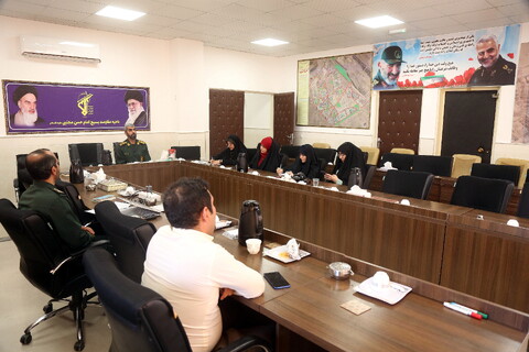 تصاویر/ نشست خبری ناحیه مقاومت بسیج امام حسن مجتبی(ع) پردیسان