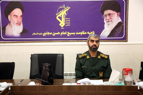 تصاویر/ نشست خبری ناحیه مقاومت بسیج امام حسن مجتبی(ع) پردیسان