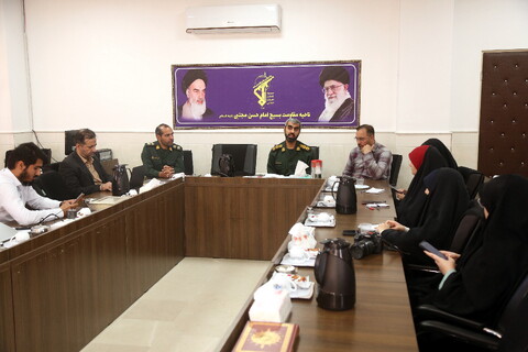 تصاویر/ نشست خبری ناحیه مقاومت بسیج امام حسن مجتبی(ع) پردیسان