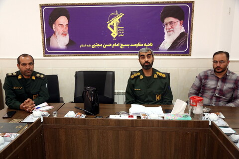 تصاویر/ نشست خبری ناحیه مقاومت بسیج امام حسن مجتبی(ع) پردیسان