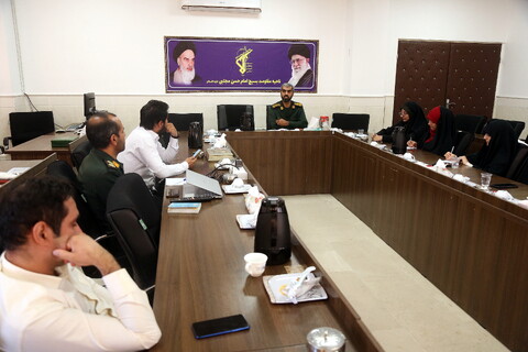 تصاویر/ نشست خبری ناحیه مقاومت بسیج امام حسن مجتبی(ع) پردیسان