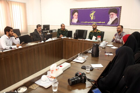 تصاویر/ نشست خبری ناحیه مقاومت بسیج امام حسن مجتبی(ع) پردیسان