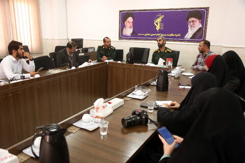 تصاویر/ نشست خبری ناحیه مقاومت بسیج امام حسن مجتبی(ع) پردیسان