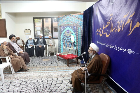 تصاویر/ مراسم آغاز سال تحصیلی مجتع عالی حوزوی تربیت مدیر و مدرس