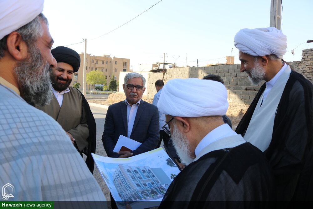 تصاویر/ بازدید دبیر شورای عالی حوزه های علمیه از پروژه ساختمان مدیریت حوزه علمیه استان سمنان
