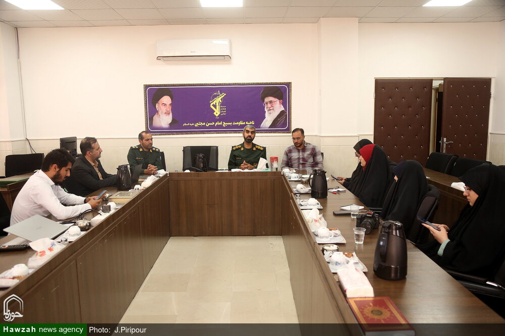 تصاویر/ نشست خبری ناحیه مقاومت بسیج امام حسن مجتبی(ع) پردیسان