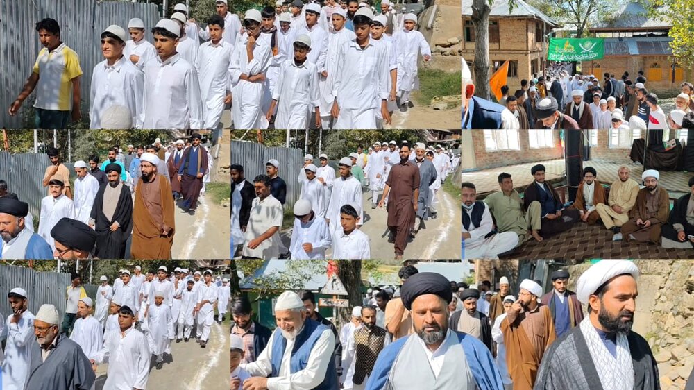 طلاب و علما کا احترام اور وحدت کا پیغام، بڈگام میں استقبالیہ تقریب