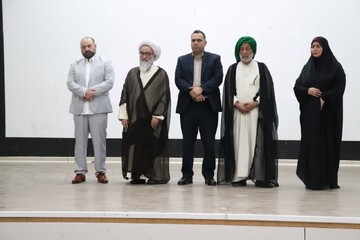 تصاویر/ مراسم «روایت ایستادگی زن ایرانی در جنگ رسانه‌ای و میدانی» در شهرستان دشت آزادگان