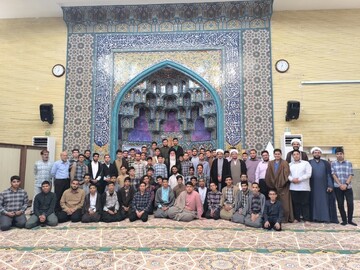 تصاویر/ درس اخلاق در مدرسه علمیه مدینة‌العلم کاظمیه یزد