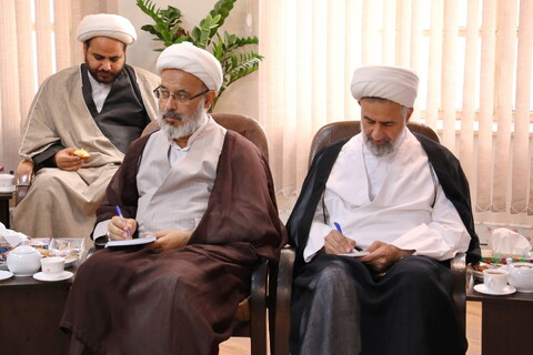 تصاویر/ جلسه شورای معاونین حوزه های علمیه با آیت الله اعرافی