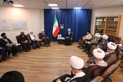 تصاویر/ جلسه شورای معاونین حوزه های علمیه با آیت الله اعرافی