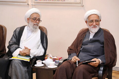 تصاویر/ جلسه شورای معاونین حوزه های علمیه با آیت الله اعرافی